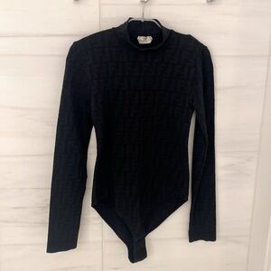 FENDI | Seamless Logo Knit Body Suit - New